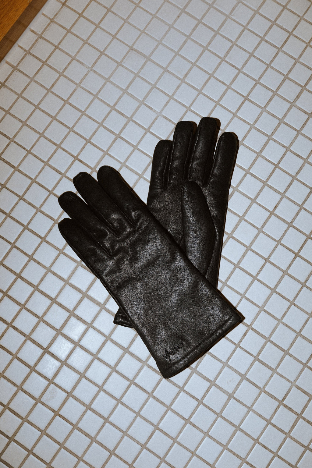 Pánské Kožené Rukavice Black