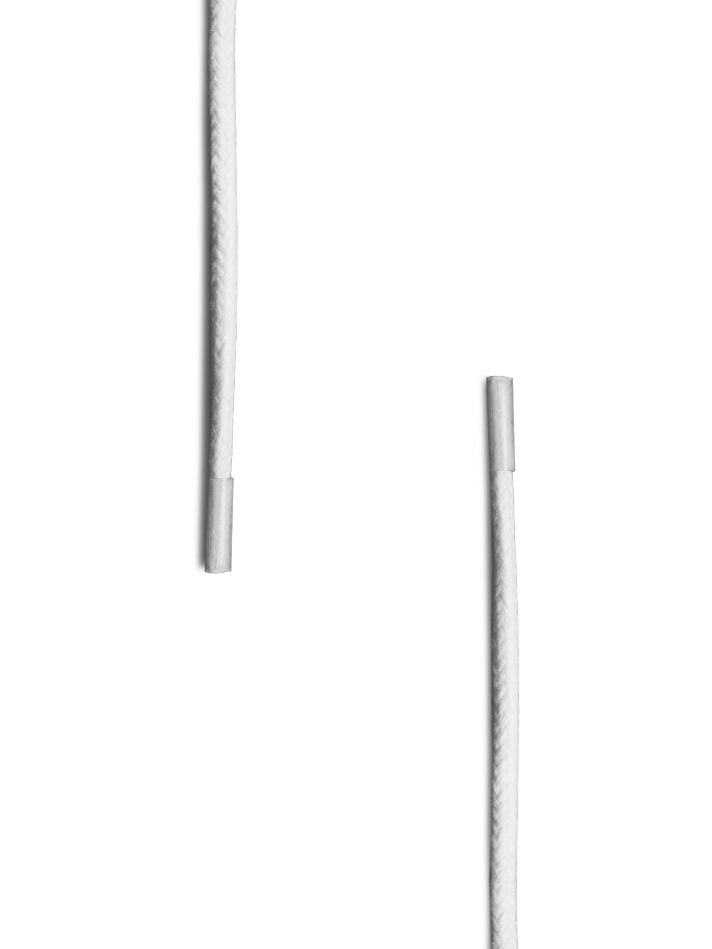 Voskované Šnúrky Okrúhle White